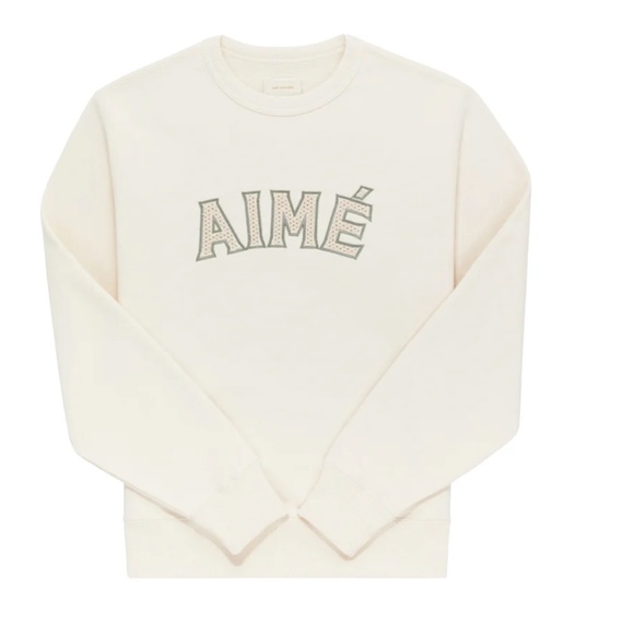 Aime Leon Dore Other - Aime Leon Dore Raffia Appliqué Crewneck Sweatshirt